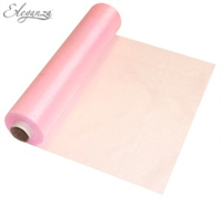 Eleganza Organza Roll Soft Pink 25m