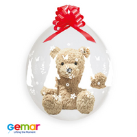 Gemar Rabbit & Flowers Clear Stuffing Latex 25pk