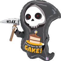Grabo Grim Reaper Cake 25" Foil Balloon