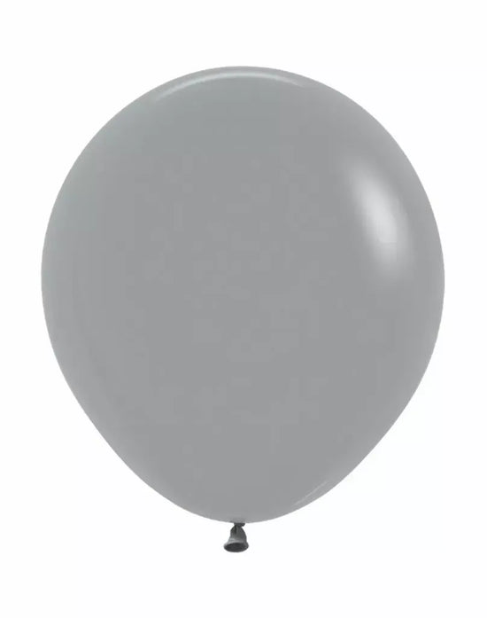 Sempertex Urban Grey 18" Latex Balloons 25pk