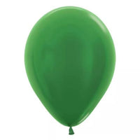Sempertex Metallic Green 5" Latex Balloons 100pk