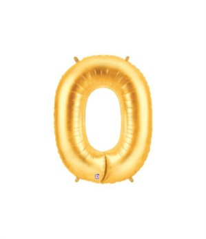 Oaktree Foil Balloon Gold 7" Letter O