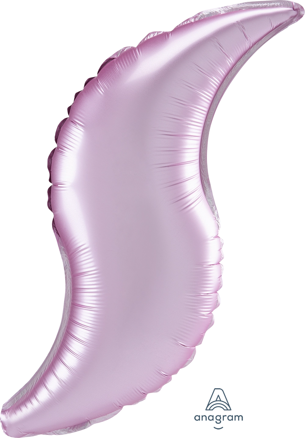 Anagram Satin Luxe Pastel Pink 36" Curve Foil