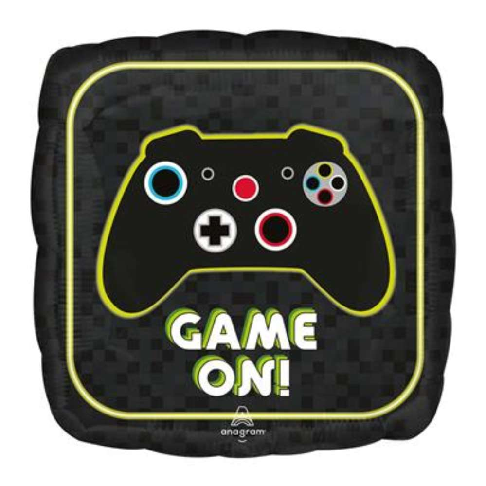 Anagram Foil Balloon Epic Gaming 28" Square