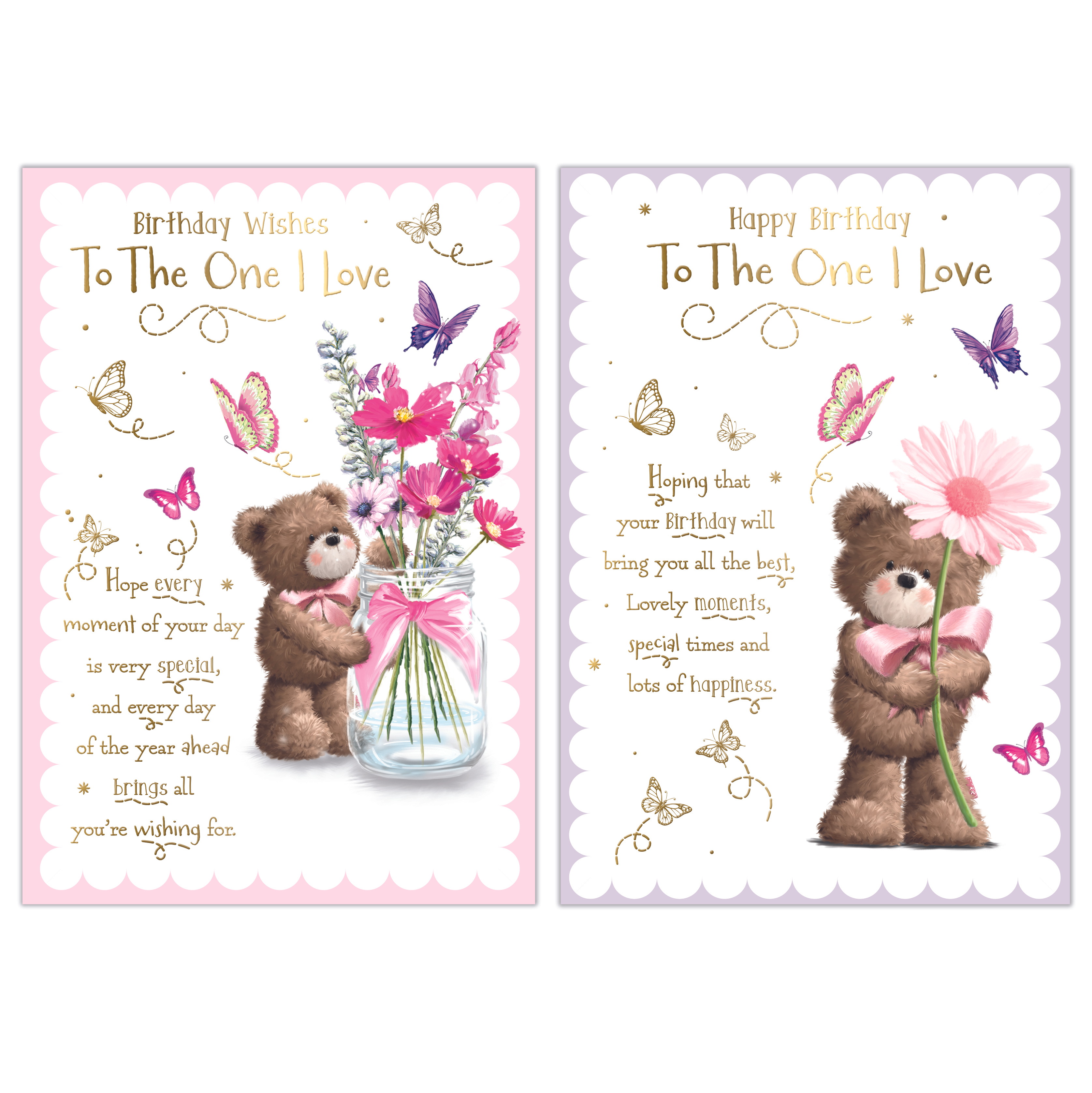 Poppyhill 12 Pack Cards C50 Birthday One I Love