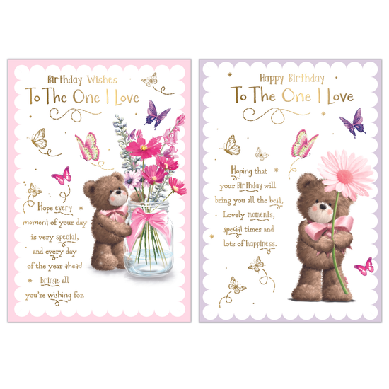 Poppyhill 12 Pack Cards C50 Birthday One I Love