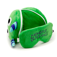Monster Travel Pillow And Eye Mask Relaxeazzz