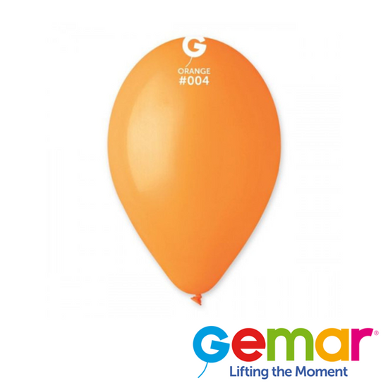 Gemar Standard Orange 13" Latex Balloons 50pk