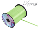 Mint green Eleganza Ribbon Balloon Ribbons, 5mm wide, 500 yards long, with a smooth satin finish and elegant appearance.