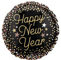 Anagram Foil Balloon Luxe New Year 18"