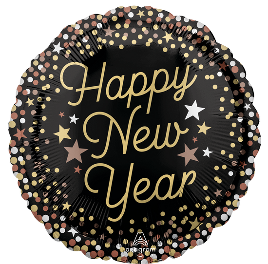 Anagram Foil Balloon Luxe New Year 18"