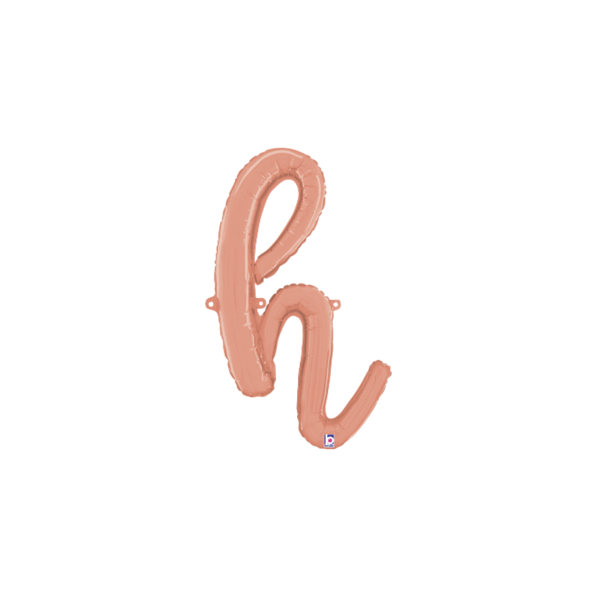 Grabo Foil Balloon Rose Gold 14" Letter H