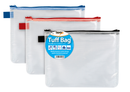 Tiger Stationery 12 Pack Tuff Bag Clear Mesh A5