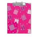 12pk Folded Wrap & Tags Presents Pink