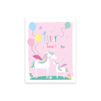 Eurowrap 20 Pack Party Invites Unicorn