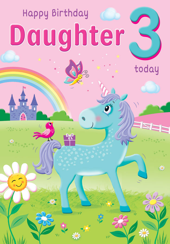 Regal C90 Birthday Age 3 Daughter 6pk