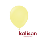 Kalisan Macaron Yellow 12" Latex Balloons 100pk