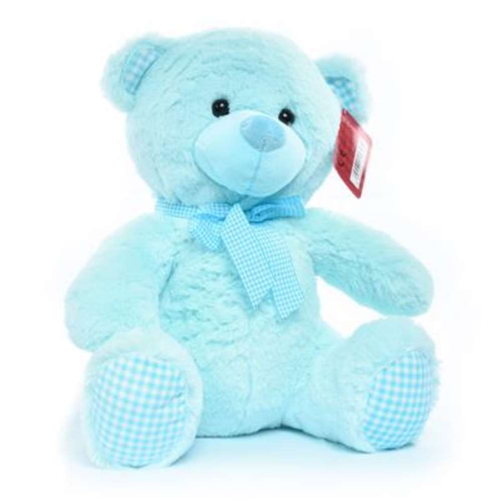Tiger Feet Plush Nursery Bear Blue 35cm