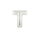Oaktree Foil Balloon Silver 7" Letter T