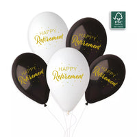 Gemar Happy Retirement 13" Latex Balloons 6pk