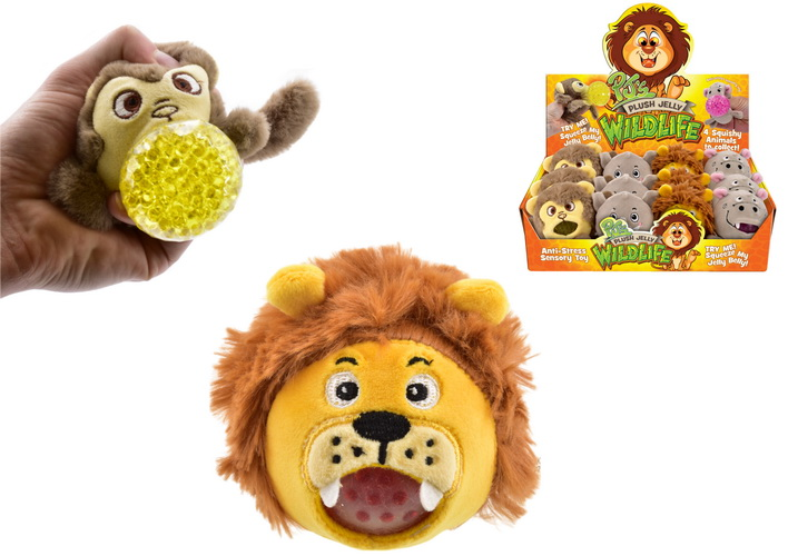 Plush Jelly Squeezers Animals 12pk