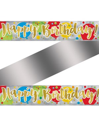 Unique Banner Glitzy Gold Birthday 12ft