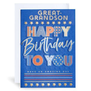 Prelude C90 Birthday Great-Grandson 6pk