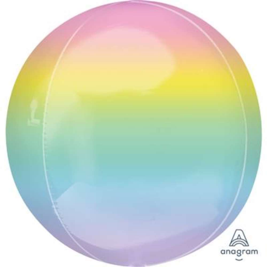 Anagram Foil Balloon 16" Orbz Ombre Pastel
