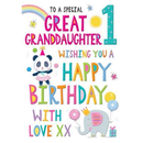 Regal C75 Birthday Age 1 Great-Granddaughter 6pk