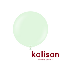 Kalisan Macaron Pale Green 24" Latex Balloons 2pk