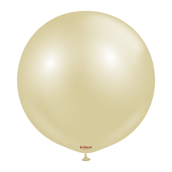 Kalisan Aura Antique Gold 24" Latex Balloons 2pk