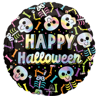 Anagram Foil Balloon Bare Bones Halloween 18"