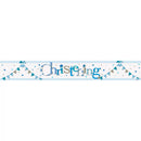 Colorful 9ft Unique Christening foil bunting banner with festive lettering, perfect for celebrating a special religious occasion.