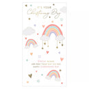 Six Prelude Christening open cards from the Prelude 6 Pack Cards C55 collection, featuring elegant religious designs.