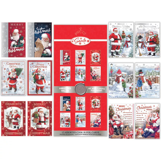 Poppyhill C50 Christmas Open Santa 144pk (12x12pk)