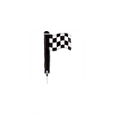Mini Chequered Flag 14" Foil Balloon