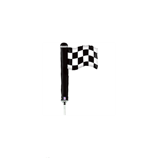 Mini Chequered Flag 14" Foil Balloon