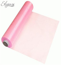 Eleganza Organza Roll Pink 25m