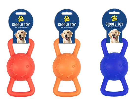 Giggly Dog Toy 19x9x9cm (Colour May Vary)