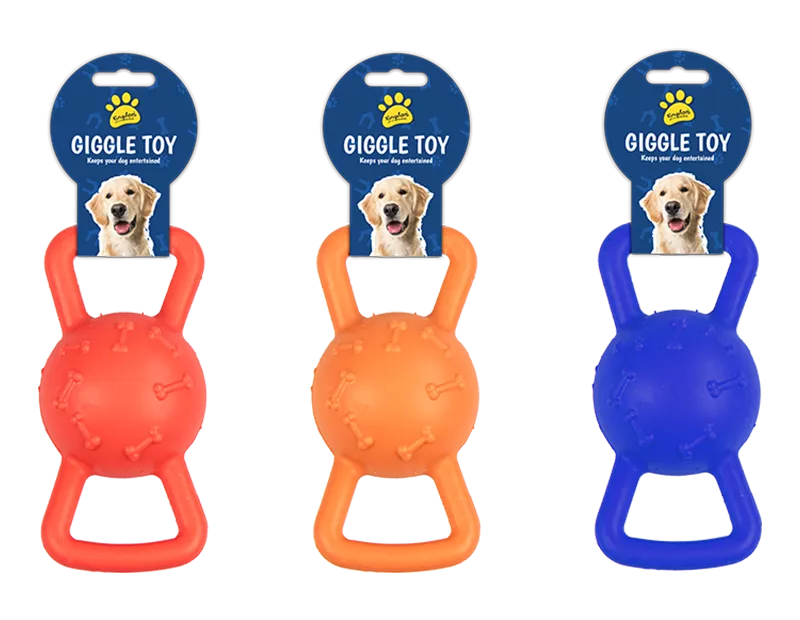 Giggly Dog Toy 19x9x9cm (Colour May Vary)