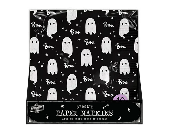 Gem Imports 40 Pack Napkins Paper Spooky 3ply