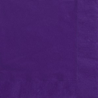 Unique 20 Pack Luncheon Napkins Deep Purple