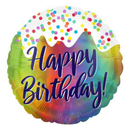 Anagram Frosted Confetti 18" Foil Balloon