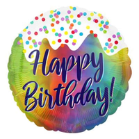 Anagram Frosted Confetti 18" Foil Balloon