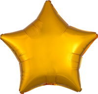 Anagram Metallic Gold 18" Star Foil Balloon