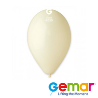 Gemar Standard Ivory 13" Latex Balloons 50pk