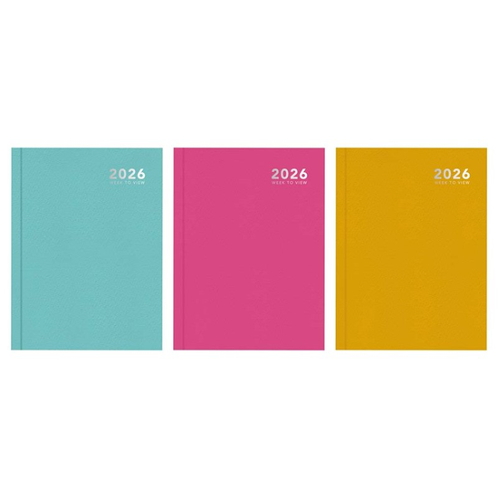 Diary A5 WTV Bright Casebound 2027 10pk