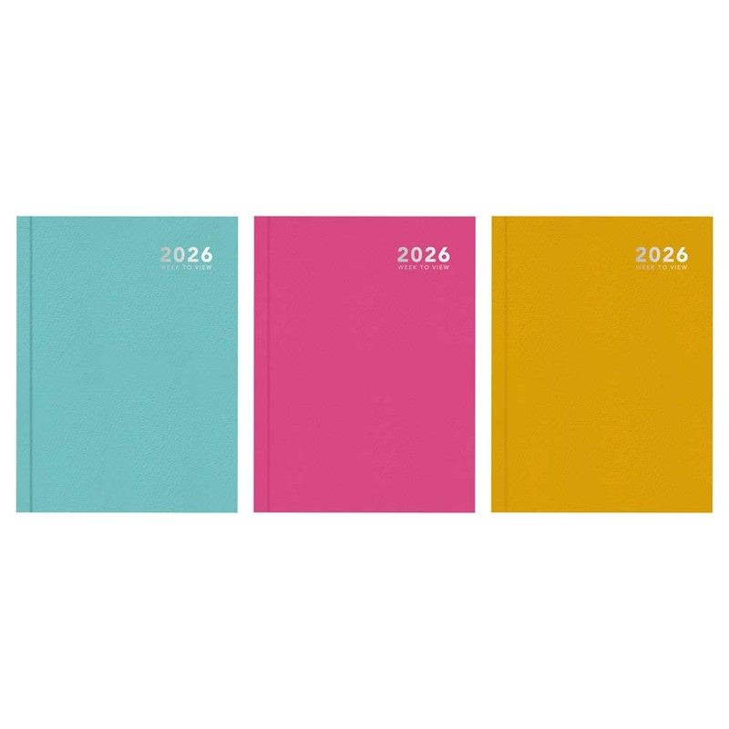 Diary A5 WTV Bright Casebound 2027 10pk