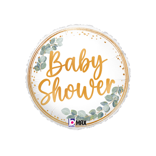 Grabo Baby Shower Eucalyptus 18" Foil Balloon