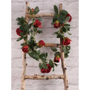 Red Rose Flower Garland 175cm